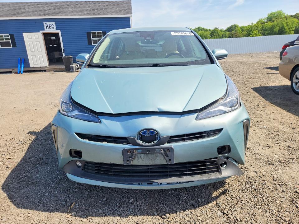 55695876 :رقم المزاد ، JTDL9RFU5K3000420 vin ، 2019 Toyota Prius مزاد بيع