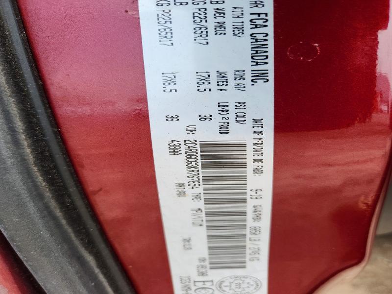 85614275 :رقم المزاد ، 2C4RDGCG3KR767654 vin ، 2019 Dodge Grand Caravan مزاد بيع