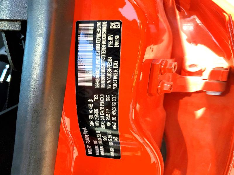 2017 Jeep Renegade მანქანა იყიდება აუქციონზე, vin: ZACCJBCB8HPE52464, აუქციონის ნომერი: 56453406