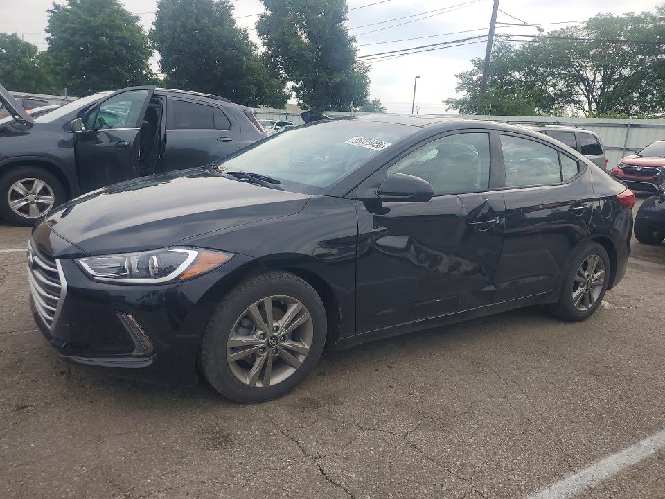 2018 Hyundai Elantra მანქანა იყიდება აუქციონზე, vin: 5NPD84LF6JH287706, აუქციონის ნომერი: 56079456