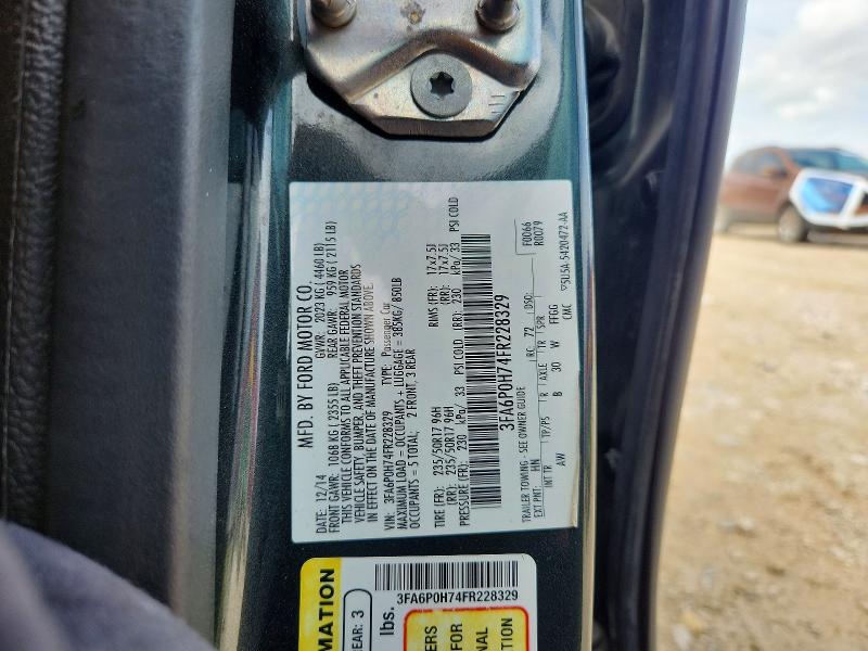 57171356 :رقم المزاد ، 3FA6P0H74FR228329 vin ، 2015 Ford Fusion مزاد بيع