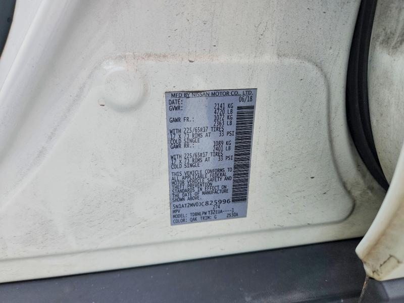 Продажа на аукционе авто 2018 Nissan Rogue, vin: 5N1AT2MV0JC825996, номер лота: 58235156