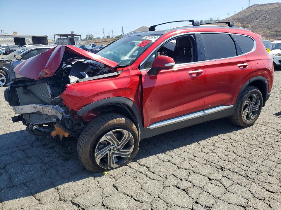 2022 Hyundai Santa Fe მანქანა იყიდება აუქციონზე, vin: 5NMS34AJ5NH432038, აუქციონის ნომერი: 56771316
