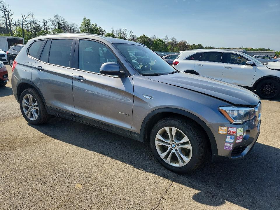 2017 Bmw X3 მანქანა იყიდება აუქციონზე, vin: 5UXWX7C37H0W39684, აუქციონის ნომერი: 57064526