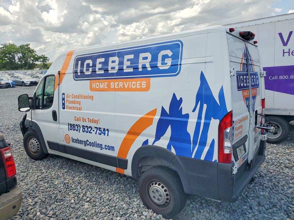 58420256 :رقم المزاد ، 3C6LRVBG0RE100301 vin ، 2024 Ram Promaster 1500 مزاد بيع