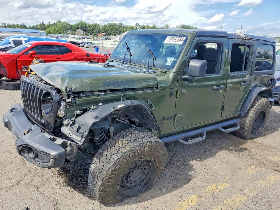 57703586 :رقم المزاد ، 1C4HJXDG2MW612851 vin ، 2021 Jeep Wrangler Unlimited مزاد بيع