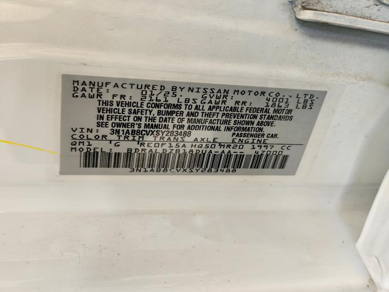 Aukcja sprzedaży 2025 Nissan Sentra, vin: 3N1AB8CVXSY283488, numer aukcji: 57950126