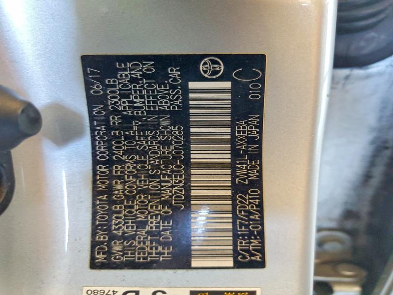 Aukcja sprzedaży 2017 Toyota Prius V, vin: JTDZN3EU0HJ070285, numer aukcji: 56160696