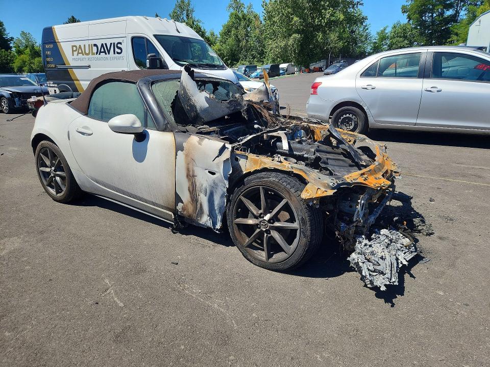 2019 Mazda Mx-5 Miata მანქანა იყიდება აუქციონზე, vin: JM1NDAD78K0303683, აუქციონის ნომერი: 57710956