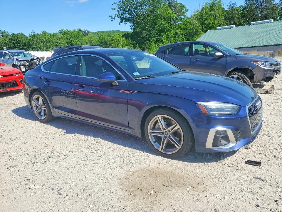 2021 Audi A5 მანქანა იყიდება აუქციონზე, vin: WAUDACF54MA058273, აუქციონის ნომერი: 56603116
