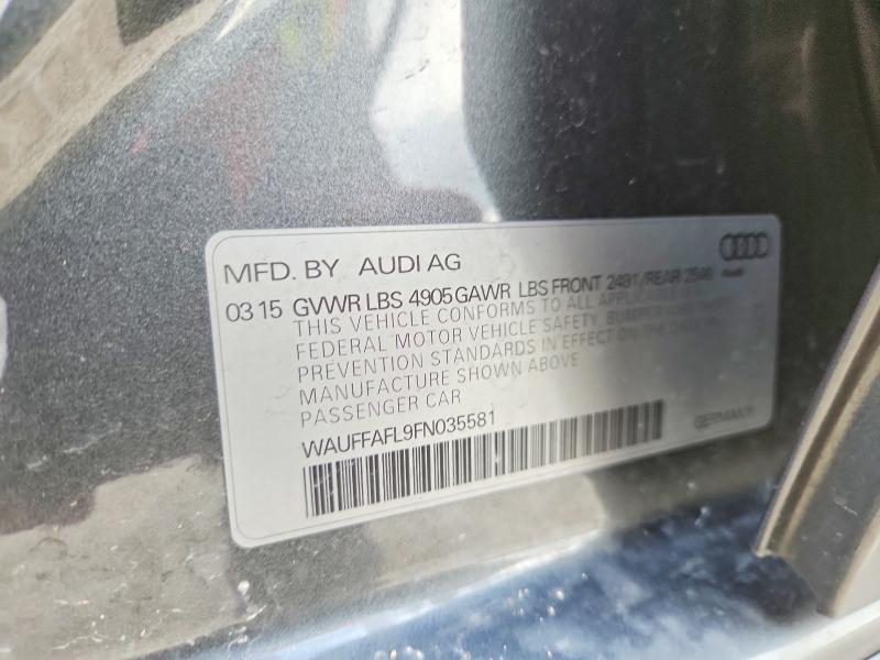 Aukcja sprzedaży 2015 Audi A4, vin: WAUFFAFL9FN035581, numer aukcji: 58053806