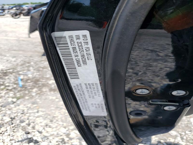 58884946 :رقم المزاد ، 2C3CDZFJ1NH238081 vin ، 2022 Dodge Challenger مزاد بيع