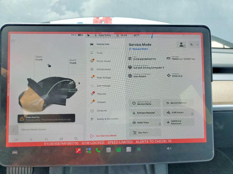 Продажа на аукционе авто 2021 Tesla Model 3, vin: 5YJ3E1EB7MF061710, номер лота: 56690626