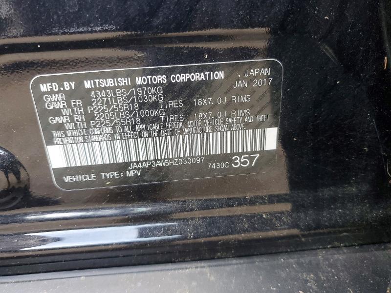 Aukcja sprzedaży 2017 Mitsubishi Outlander Sport, vin: JA4AP3AW5HZ030097, numer aukcji: 55798656