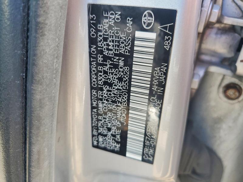 Продажа на аукционе авто 2013 Toyota Prius C, vin: JTDKDTB36D1553628, номер лота: 55546026