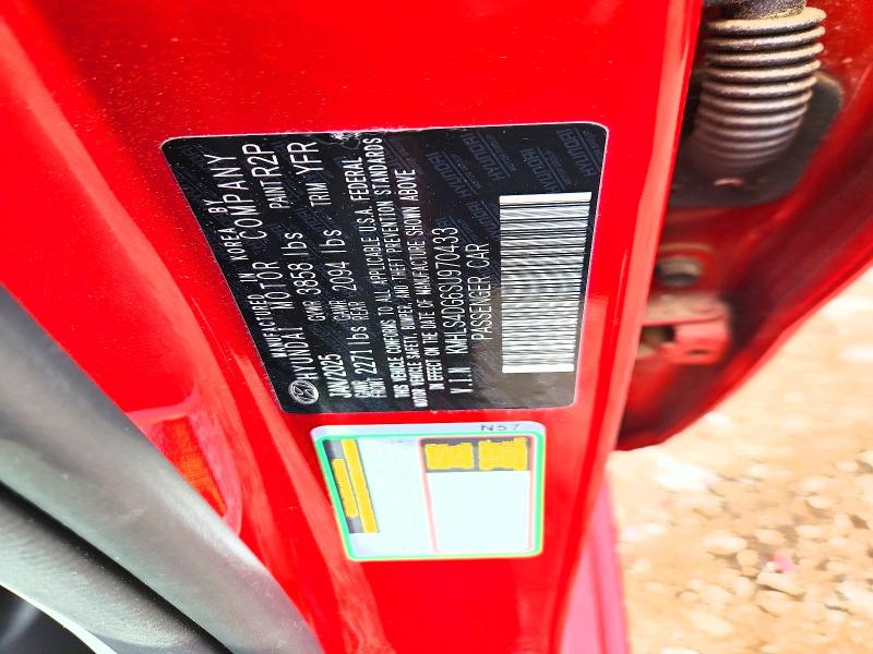 Aukcja sprzedaży 2025 Hyundai Elantra, vin: KMHLS4DG6SU970433, numer aukcji: 58101516