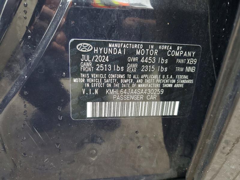 Продаж на аукціоні авто 2019 Hyundai Sonata, vin: KMHL64JA4SA430259, номер лоту: 57516916