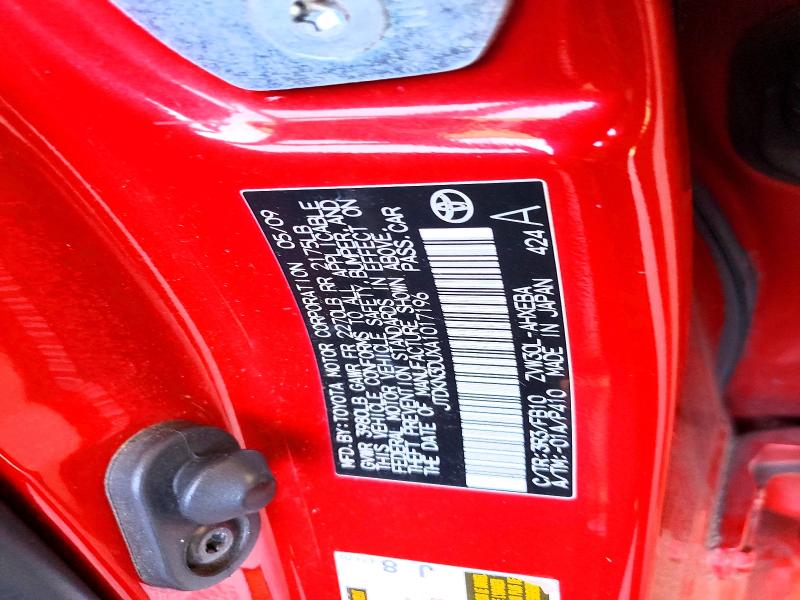 Aukcja sprzedaży 2010 Toyota Prius, vin: JTDKN3DUXA1017196, numer aukcji: 56842156