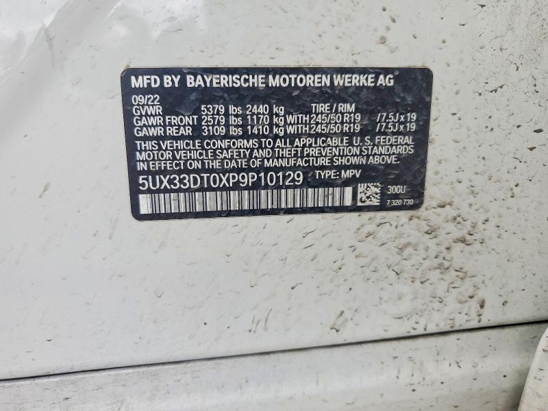 Продаж на аукціоні авто 2023 Bmw X4, vin: 5UX33DT0XP9P10129, номер лоту: 56600096