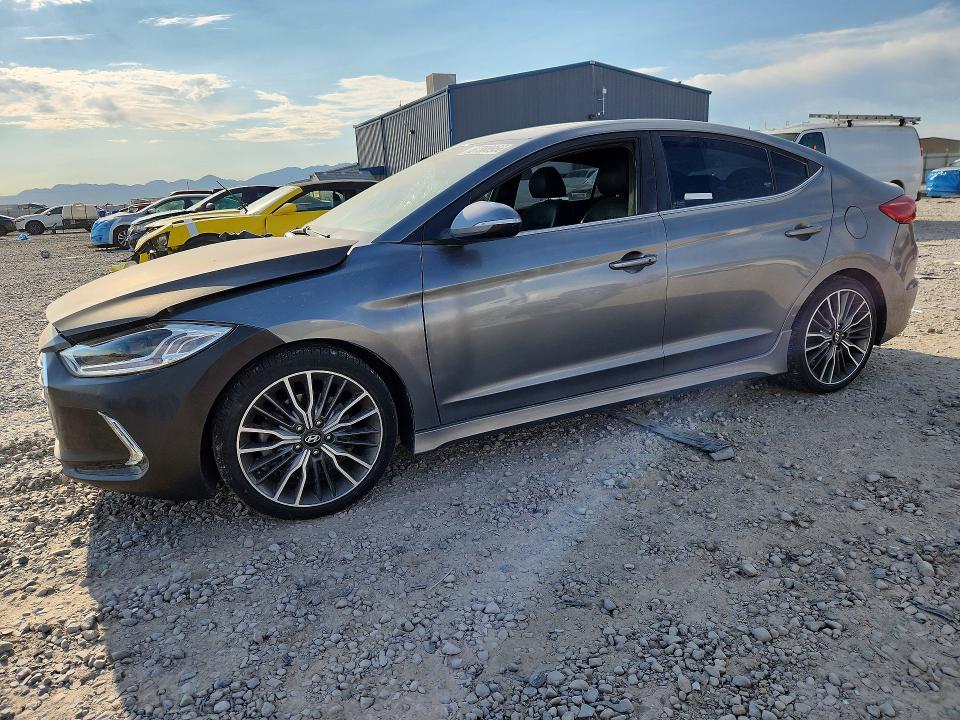 Продажа на аукционе авто 2018 Hyundai Elantra, vin: KMHD04LB4JU665219, номер лота: 57388966