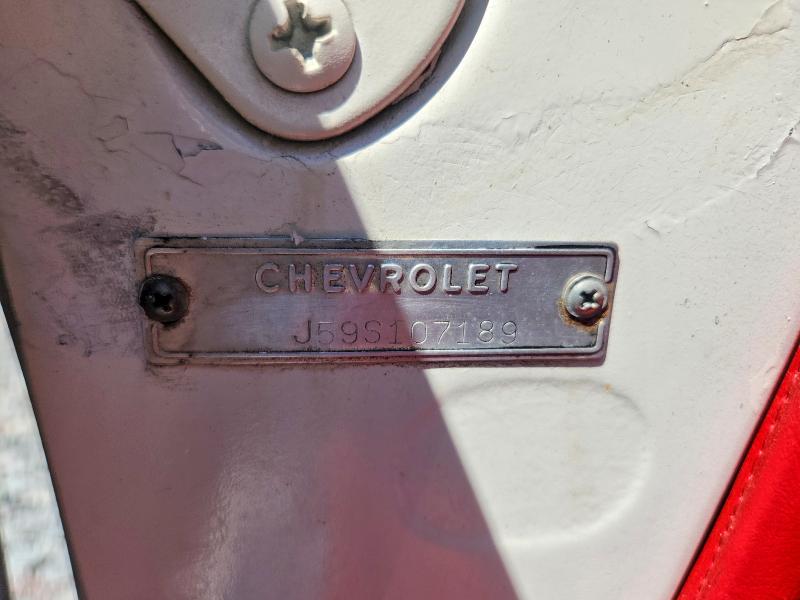 Продаж на аукціоні авто 1959 Chevrolet Corvette, vin: J59S107189, номер лоту: 57057366