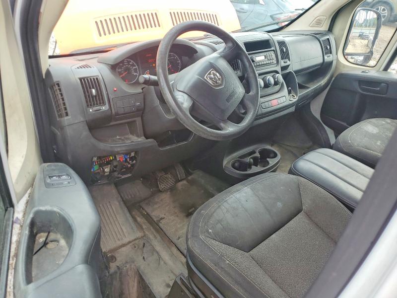 57050746 :رقم المزاد ، 3C6TRVAG5HE508762 vin ، 2017 Ram Promaster 1500 مزاد بيع