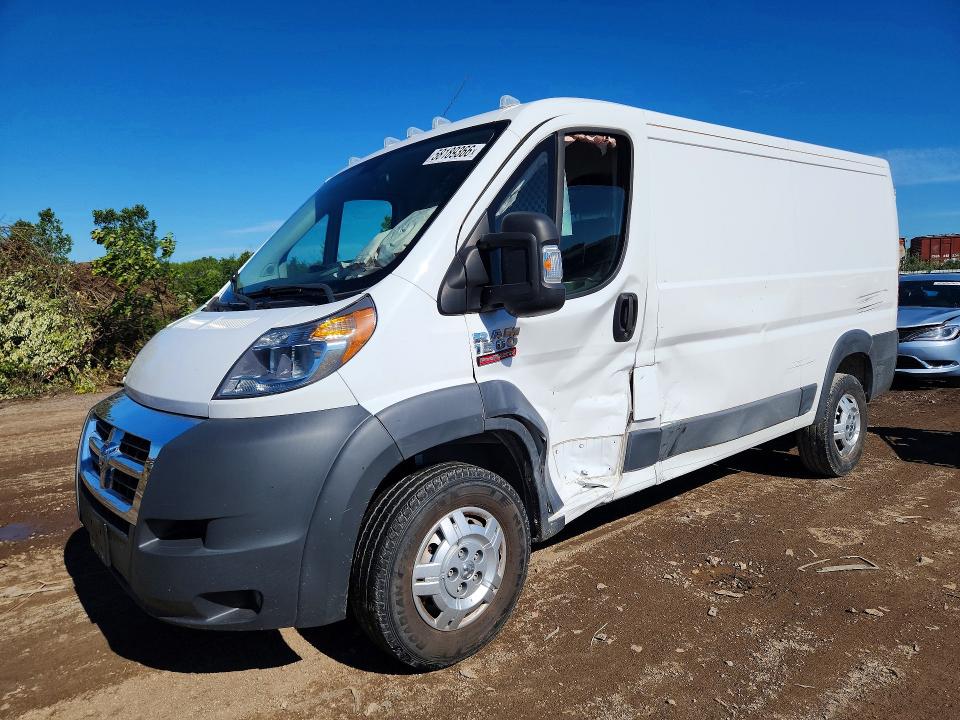 58189366 :رقم المزاد ، 3C6TRVAG5HE534214 vin ، 2017 Ram Promaster 1500 مزاد بيع