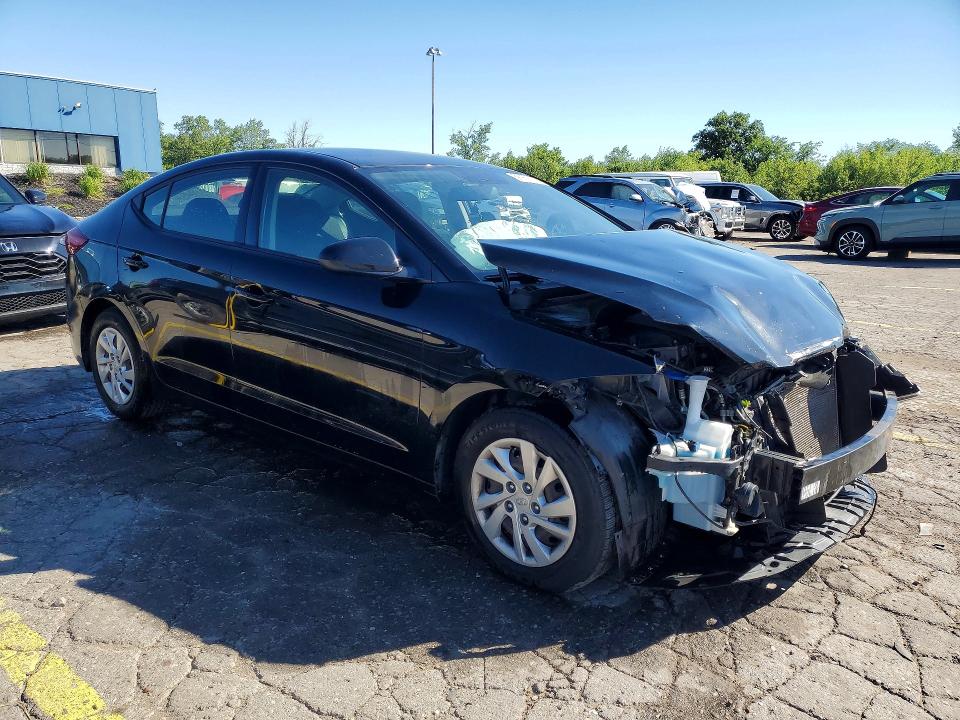 57951976 :رقم المزاد ، 5NPD74LF4JH233744 vin ، 2018 Hyundai Elantra مزاد بيع