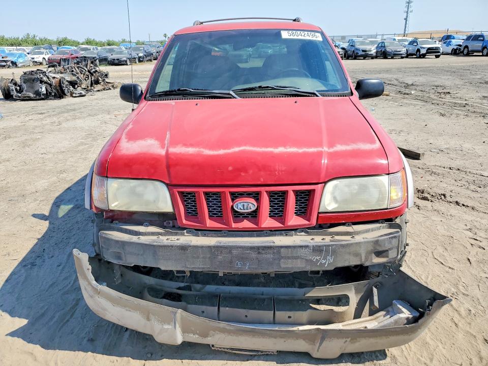 Продажа на аукционе авто 2002 Kia Sportage, vin: KNDJA723625136768, номер лота: 58042496