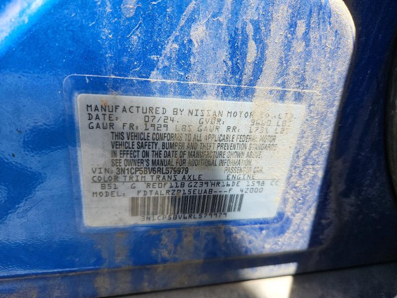 Aukcja sprzedaży 2024 Nissan Kicks, vin: 3N1CP5BV6RL579979, numer aukcji: 57641836