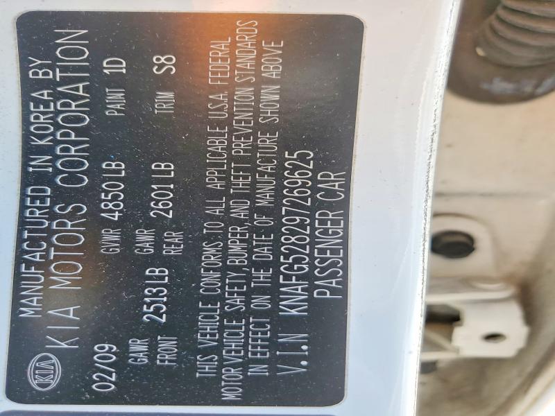 Auction sale of the 2009 Kia Rondo, vin: KNAFG528297269625, lot number: 55901596