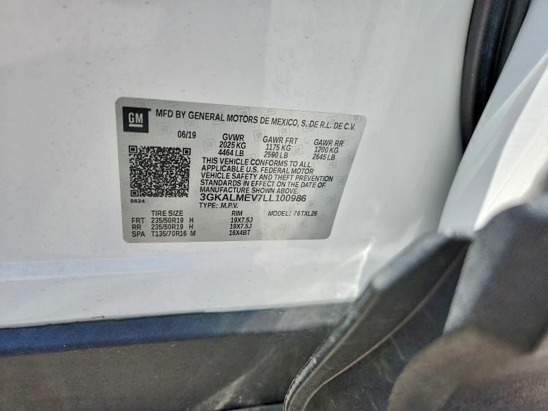 Продажа на аукционе авто 2020 Gmc Terrain, vin: 3GKALMEV7LL100986, номер лота: 56429956