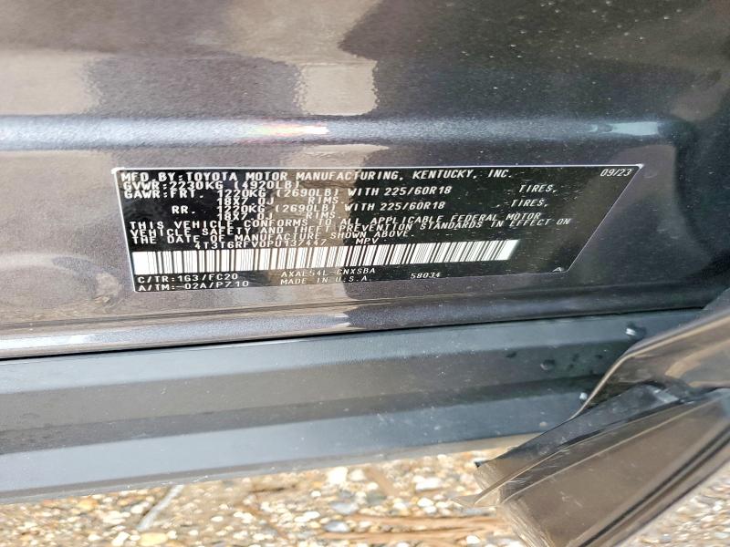 Aukcja sprzedaży 2023 Toyota Rav4, vin: 4T3T6RFV0PU137447, numer aukcji: 56992486