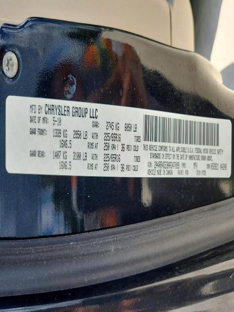 Продаж на аукціоні авто 2010 Chrysler Town & Country, vin: 2A4RR4DE8AR347099, номер лоту: 57472096