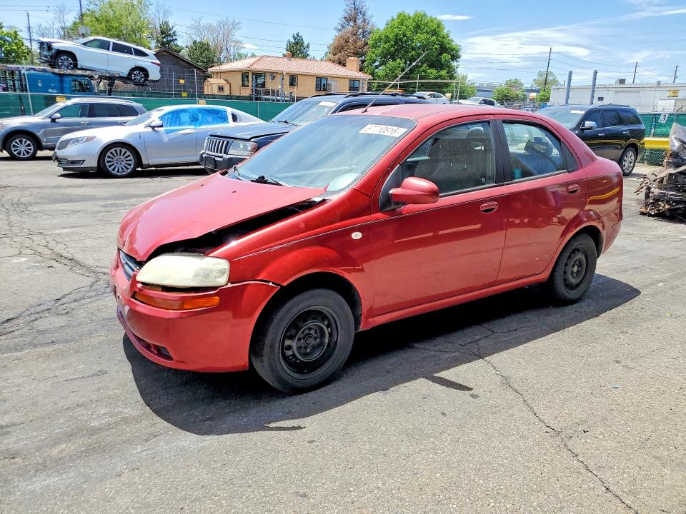 57710816 :رقم المزاد ، KL1TD52645B452780 vin ، 2005 Chevrolet Aveo مزاد بيع