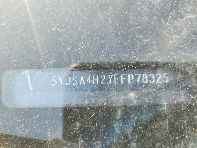 Продаж на аукціоні авто 2015 Tesla Model S, vin: 5YJSA4H27FFP78325, номер лоту: 56968156