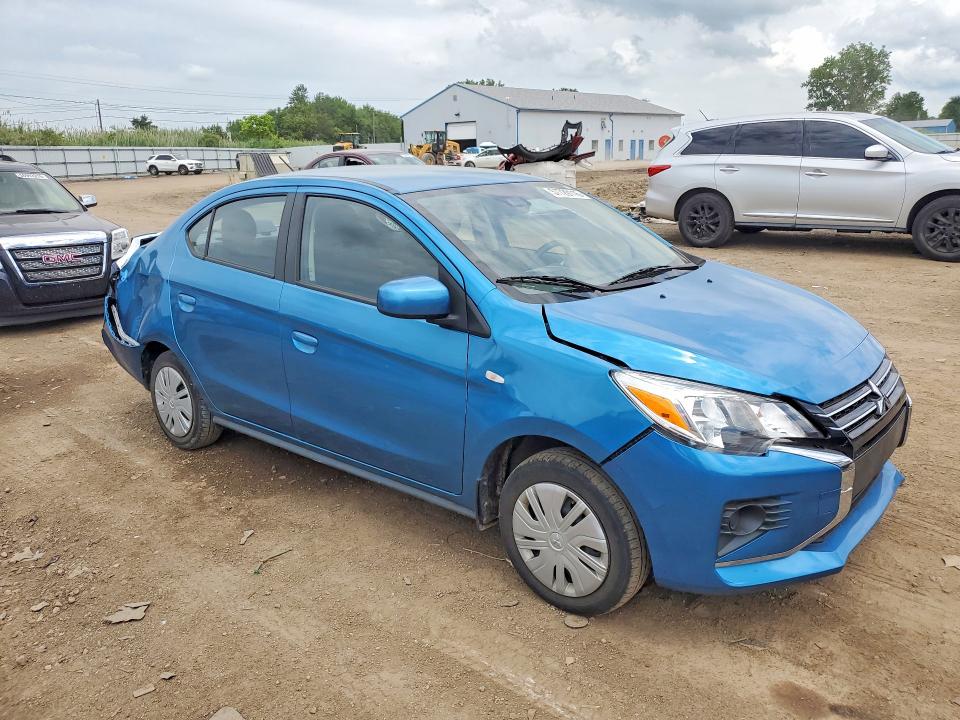 57729116 :رقم المزاد ، ML32FUFJ3RHF13729 vin ، 2024 Mitsubishi Mirage مزاد بيع