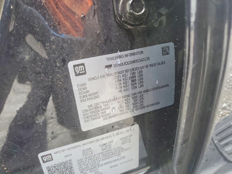 Продаж на аукціоні авто 2024 Gmc Sierra, vin: 3GTUUCEDXRG343135, номер лоту: 57862196