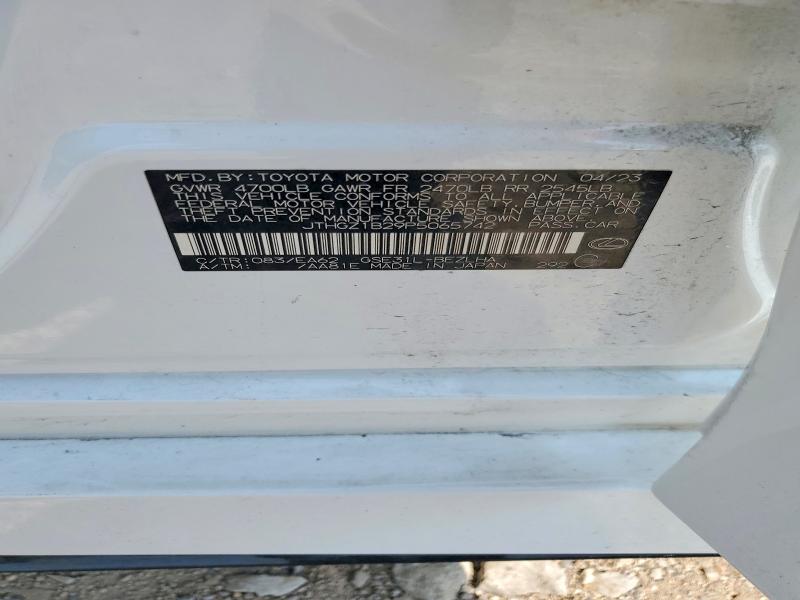 58834976 :رقم المزاد ، JTHGZ1B29P5065742 vin ، 2023 Lexus Is 350 مزاد بيع