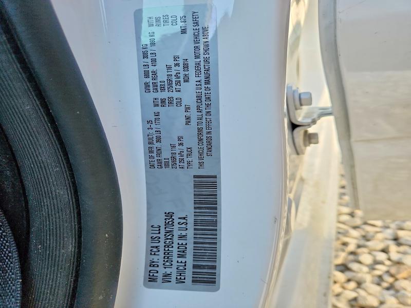Продажа на аукционе авто 2025 Ram 1500, vin: 1C6RRFBGXSN705346, номер лота: 55599996
