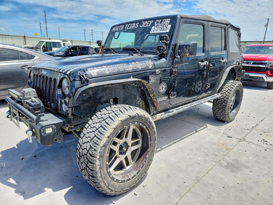 57318826 :رقم المزاد ، 1C4HJWFG2FL725792 vin ، 2015 Jeep Wrangler Unlimited مزاد بيع