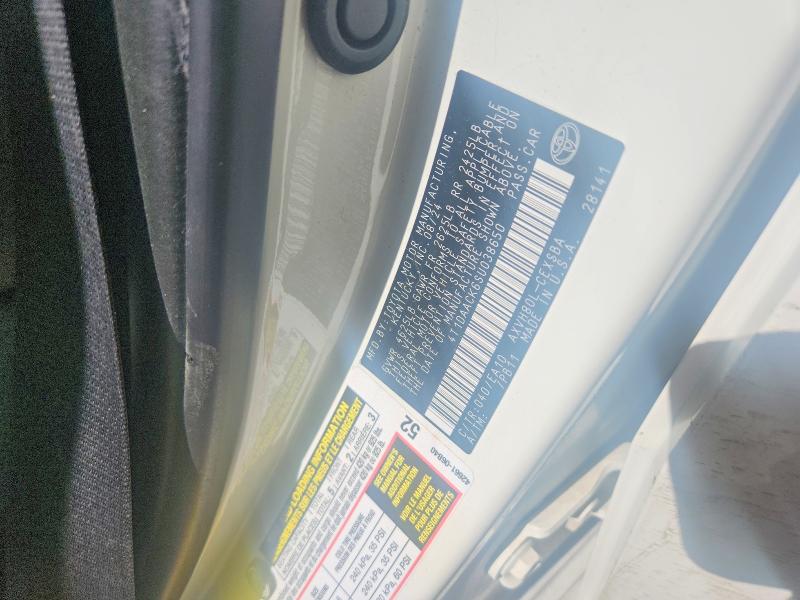 55558696 :رقم المزاد ، 4T1DAACK6SU038650 vin ، 2025 Toyota Camry مزاد بيع
