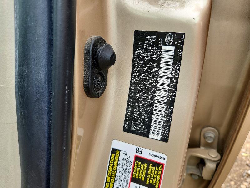 56320626 :رقم المزاد ، 2T1BU4EE7BC727038 vin ، 2011 Toyota Corolla مزاد بيع