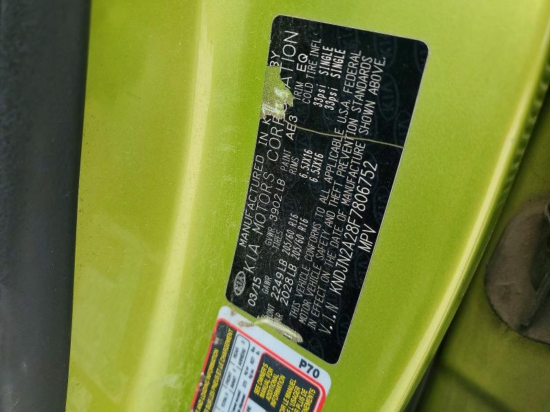 Aukcja sprzedaży 2015 Kia Soul, vin: KNDJN2A28F7806752, numer aukcji: 55504996