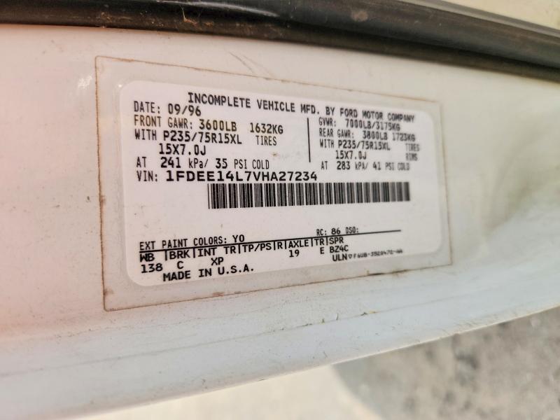 55780446 :رقم المزاد ، 1FDEE14L7VHA27234 vin ، 1997 Ford Econoline مزاد بيع