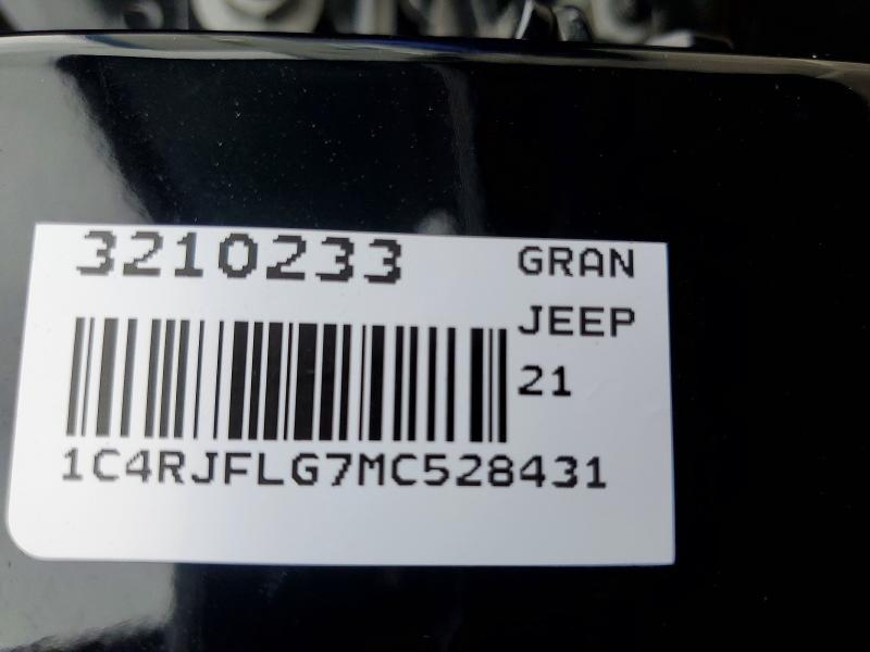 59179396 :رقم المزاد ، 1C4RJFLG7MC528431 vin ، 2021 Jeep Grand Cherokee مزاد بيع