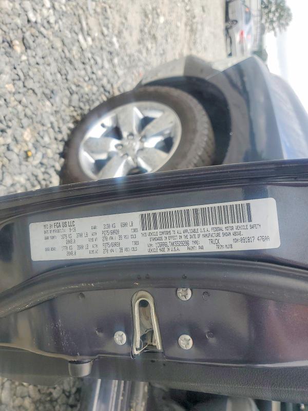 57227686 :رقم المزاد ، 1C6RR6LTXKS529296 vin ، 2019 Ram 1500 Classic مزاد بيع