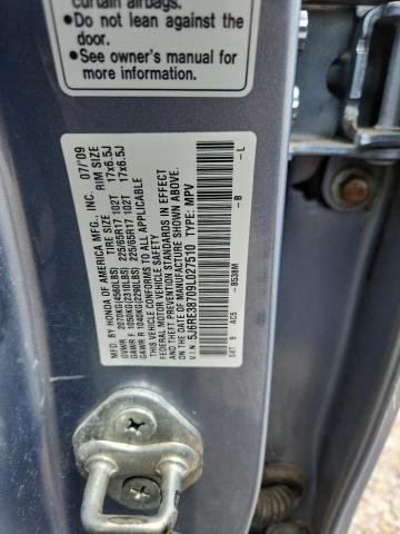 Продаж на аукціоні авто 2009 Honda Cr-v, vin: 5J6RE38709L027510, номер лоту: 58565016