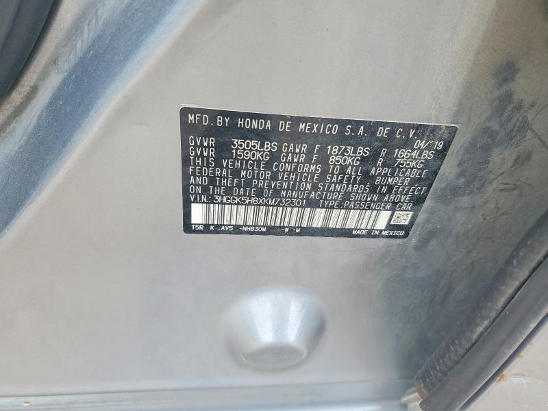 Aukcja sprzedaży 2019 Honda Fit, vin: 3HGGK5H8XKM732301, numer aukcji: 58476906