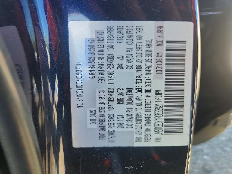 56650856 :رقم المزاد ، JM3TCBDY1P0633821 vin ، 2023 Mazda Cx-9 مزاد بيع